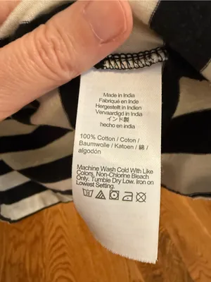 J.Crew Vintage jersey puff-sleeve T-shirt in stripe Size Medium thumbnail 4