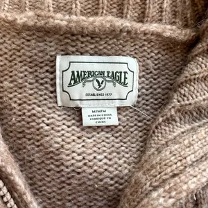 American Eagle Tan Half-Zip Sweater thumbnail 4