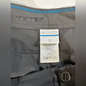 Columbia Women's Omni‎ Shield Gray Hiking Pants Repellent Size 8w 18L Pre-owned thumbnail 10
