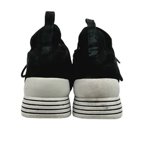 Kendall & Kylie Braydin 3 Black Mid Top Hidden Wedge Platform Sneakers Shoes 8.5 thumbnail 3