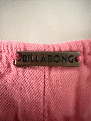🪸Billabong Wild Pursuit Pink Romper Shorts Overalls Jumper Bibs🪸 ~medium thumbnail 6
