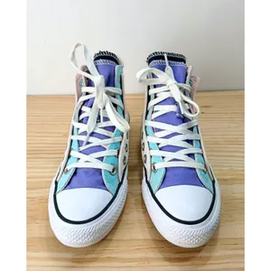 Converse Chuck Taylor All Star Double Upper Hi Top White Multi 167416F Size W7/M thumbnail 6
