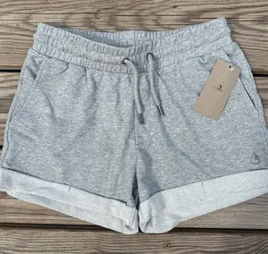 icyzone comfy grey women’s shorts with pockets thumbnail 1