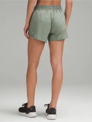 lululemon Hotty Hot High-Rise Lined Short 4" Eucalyptus thumbnail 3