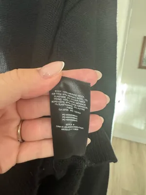 Aritzia Babaton 100% Wool Heavy Half Zip Sweater  thumbnail 7