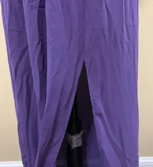 Purple Ruffle Maxi Dress thumbnail 7