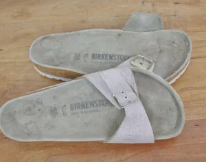Birkenstock German Made Leather Buckle Close Slide Sandals Size 36 thumbnail 8