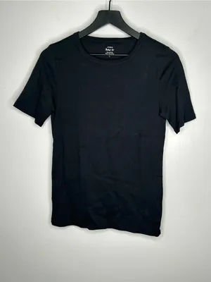 J. Crew Black Perfect Fit Short Sleeve Tee Shirt Size Large Style G1438 NWT thumbnail 2