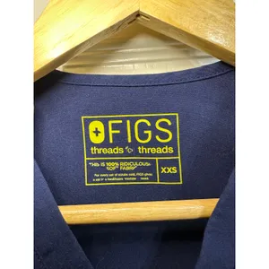 Figs women's navy blue scrub top‎ size XXS thumbnail 2