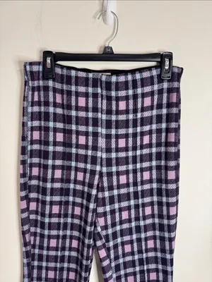 Maeve Anthropologie Cropped Plaid Flare Pants Stretch Preppy Twee Retro Tartan S thumbnail 4
