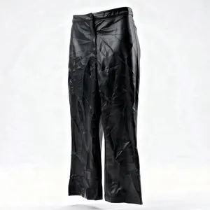 Wilfred Melina Black Vegan Leather High Rise Straight Leg Pants Size 8‎ thumbnail 3