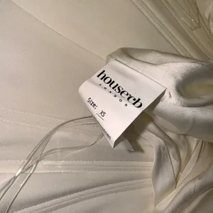 NWOT House Of CB 'Arista' Ivory Satin Corset Mini Dress sz XS thumbnail 8