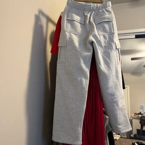 Qinsen Cargo Sweatpants Gray Size M thumbnail 4
