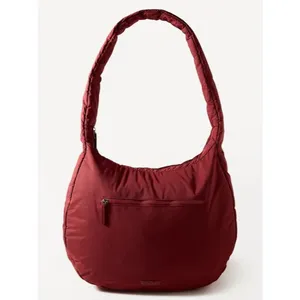 Athleta All About Oversized Crossbody Hobo Bag Redwood thumbnail 3