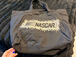 Nascar Black Tote with White Logo thumbnail 5