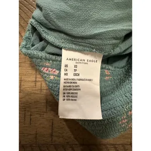 American Eagle Boho‎ Floral Smocked High-Waisted Shorts with Pockets - XS thumbnail 5