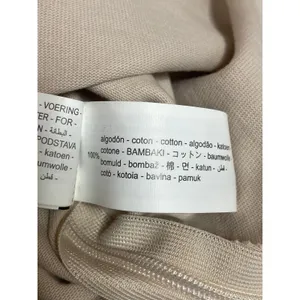 NEW Zara Women Beige Nude Long Sleeve Boat Neck Drape Soft Blouse Top Size S thumbnail 4