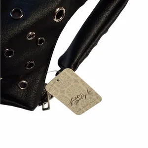 Free people Black Cresant Shape Carryall Bag Charm.NWT thumbnail 7