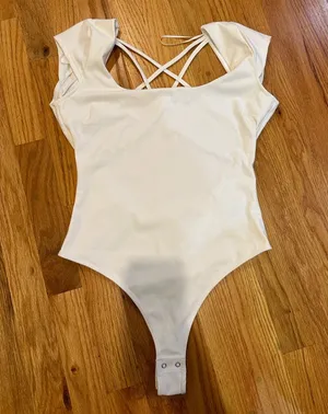Garage Strappy Scoop Neck Bodysuit thumbnail 1