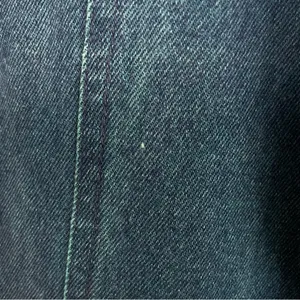 Vintage Jeans Yoke Front Seams Blue Greenish‎ Women Mom Jeans Unique Retro Dyed thumbnail 9