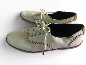 Keds Champion Pennant Baseball Stitch Canvas Sneakers - Off-White thumbnail 4