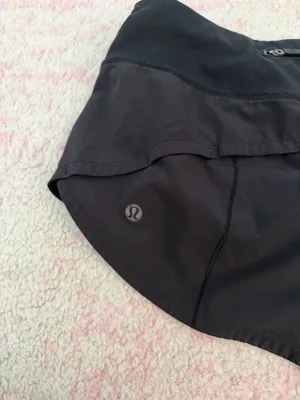 Black Lululemon Shorts 2.5" 4 Speed Up thumbnail 3