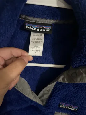 Patagonia Royal Blue Fleece Snap Pullover thumbnail 2