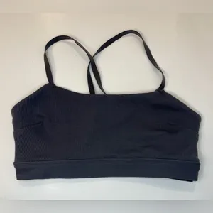 Abercrombie‎ & Fitch Women's Charcoal Bralette Size M thumbnail 2