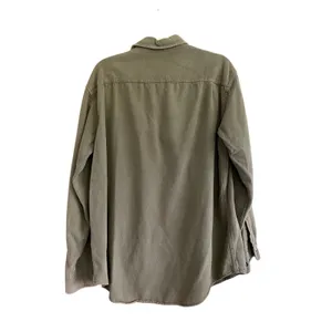 Urban Outfitters Medium Weight Olive Green Button Up Size Medium thumbnail 5