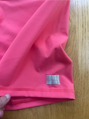 NWT Savage X Fenty Sport High Rise Bike Shorts Coral Pink XL Activewear Rihanna thumbnail 8