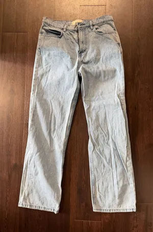 BDG Light Blue Baggy Denim Jeans thumbnail 1