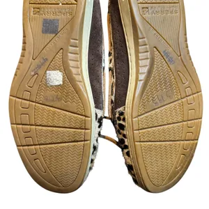 Sperry Top-Sider Boat Shoes Womens Size 8.5 Brown Leopard Faux‎ Fur Lined thumbnail 10