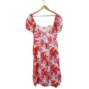 WAYF Felicity Floral Print Midi Dress Size Large‎ thumbnail 6