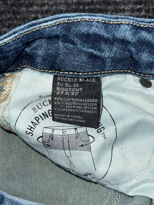 Buckle Black Fit No 53 Bootcut Stretch Jeans Ogden 2 Wash 27x32 Mid Rise BBW6014 thumbnail 9