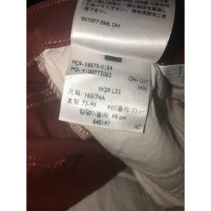 Levi’s Mid Rise Skinny Jeans Rust W29 L32 NWT thumbnail 10