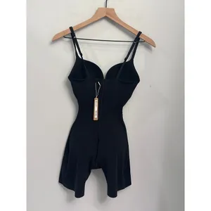 Skims Ultimate Body Push-Up Enhancing Padded Midthigh Bodysuit Small Onyx New thumbnail 4