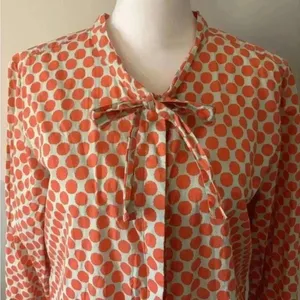 Fossil polka dot blouse thumbnail 2