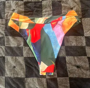 High waisted bikini bottoms thumbnail 2
