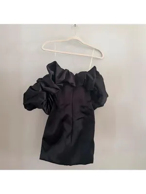 House of CB Selena Puff Off-the-Shoulder Minidress thumbnail 4