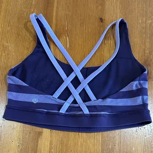 Lululemon Striped purple Women's Sport Top thumbnail 2