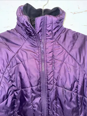 Columbia Women Purple Insulated Jacket soft shell full zip front pockets ski XS thumbnail 2
