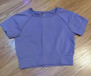 Athletic crop top Purple Size M thumbnail 1