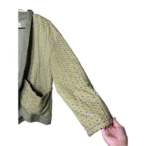 Urban outfitters Brooklyn printed jacket‎ open pockets sz M/L thumbnail 4