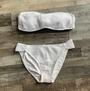 Gianni Bini Mesh Bikini Strapless thumbnail 1