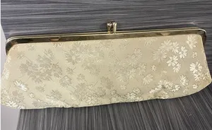 VTG St. Thomas Cream Colored Clutch Evening Purse thumbnail 1