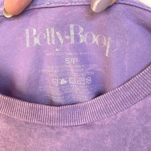 Betty Boop Purple Acid Wash Graphic T-Shirt Old School Cartoon Small thumbnail 6