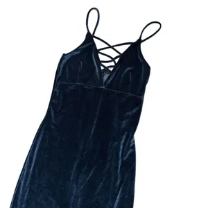 Love Culture Dark Gray Strappy Midi Bodycon tank Dress XS thumbnail 3