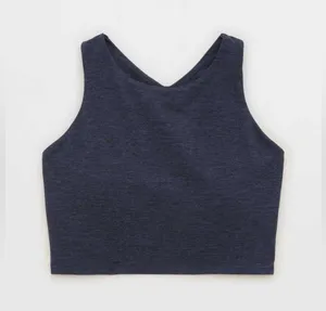 OFFLINE By Aerie The Hugger High Neck Longline Sports Bra in Night Sea Size M thumbnail 5