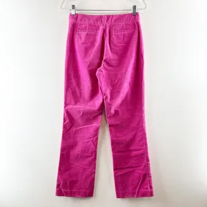 Lilly Pulitzer High Rise Vintage Corduroy Bootcut Straight Pants Pink 4 thumbnail 9