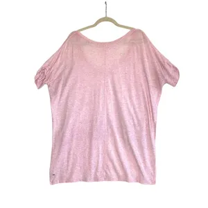 LULULEMON My Mantra V-Neck Hi Low Top Tunic Sz 12/14 Pink Athletic Everyday thumbnail 4